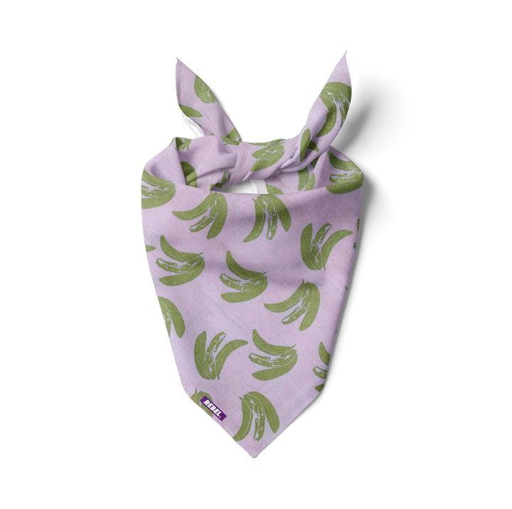 Golden bananas bandana