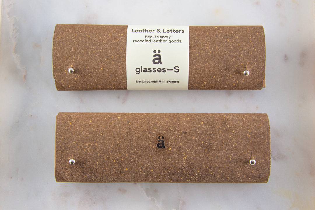 Glasses Case—ä, Small Brown