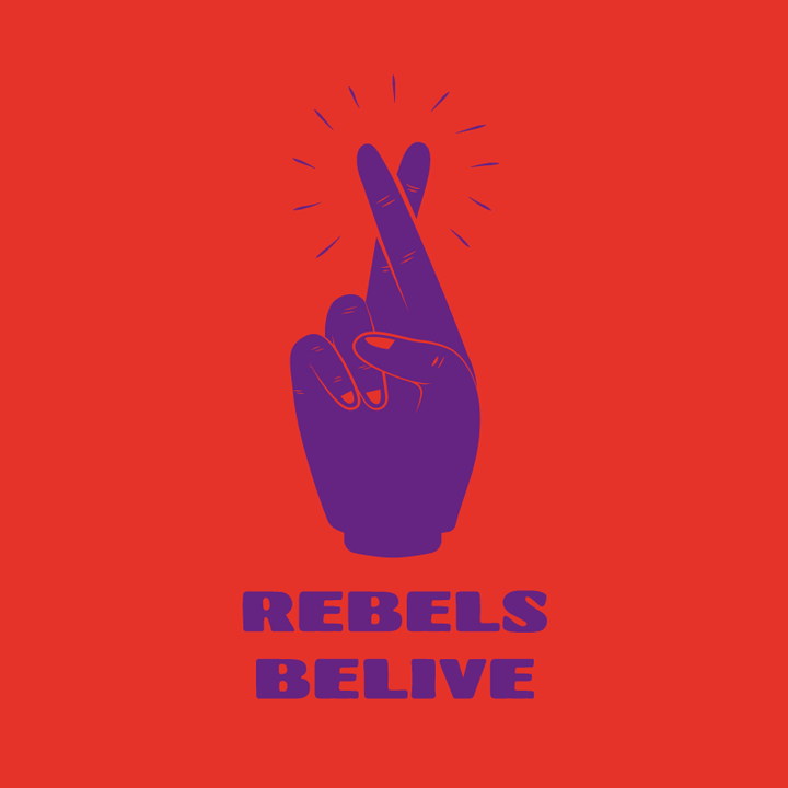 Rebels Believe t-shirt - Red