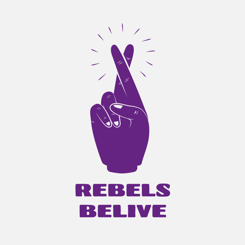 Rebels Believe t-shirt - Off White