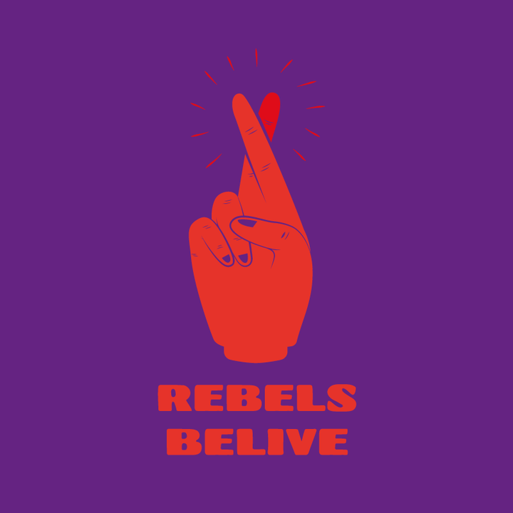 Rebels Believe t-shirt - Purple