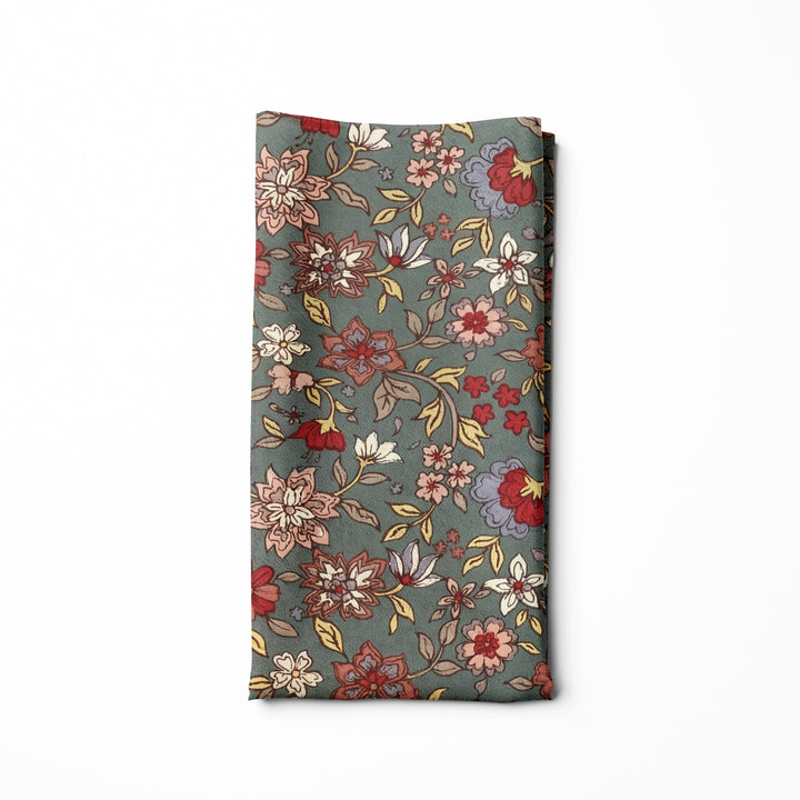 Autumn flower bandana