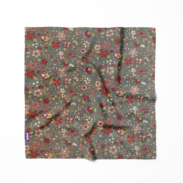 Autumn flower bandana