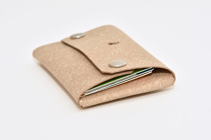 Leather Wallet—ä, Beige