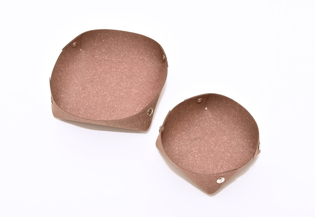 Leather Bowl—x, Brown